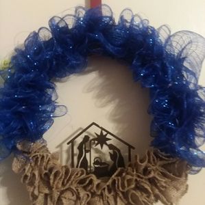 crochet items and wreaths